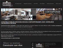 Tablet Screenshot of demeures-caladoises-design.com